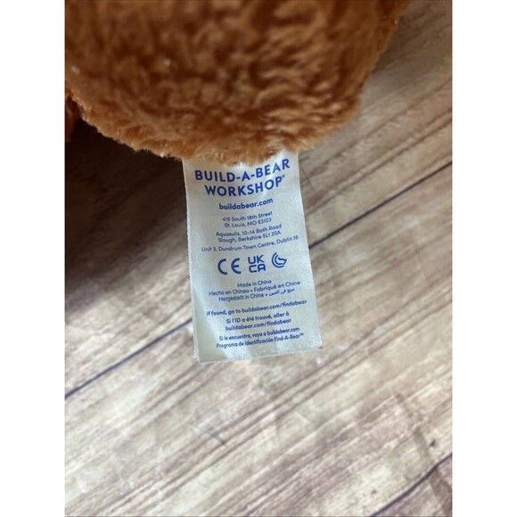 Build A Bear Pumpkin Spice Pawlette Bunny Rabbit 2023 16" Sparkle BAB - Picture 8 of 8